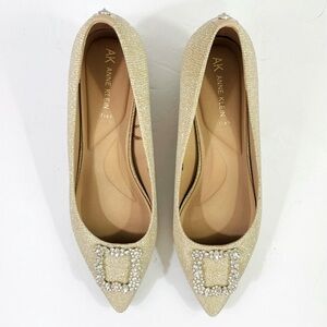Anne Klein Women's Gold Flats